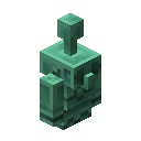 Waxed Oxidized Copper Golem Statue